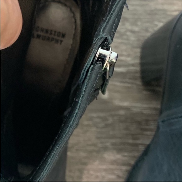 Johnston & Murphy block heel leather booties. Size 9.
Made in Brazil - Picture 3 of 13